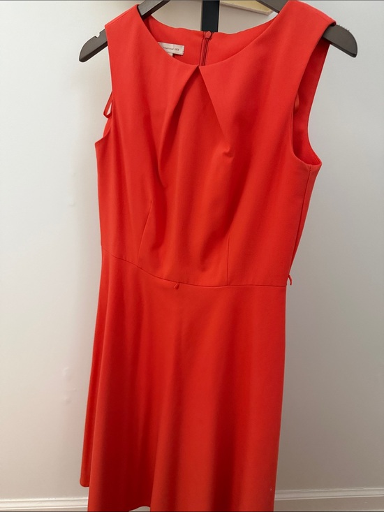 Dress Barn Dresses & Skirts - Dress Barn Bright Red Sleeveless Midi Dress